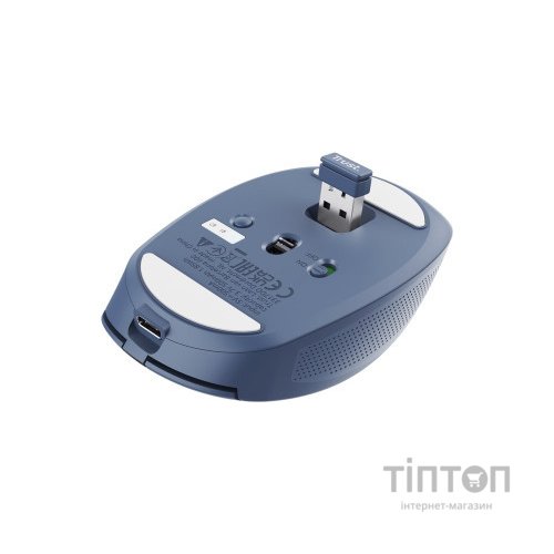 Мишка Trust Ozza compact Bluetooth/Wireless/USB-A Blue (24934)