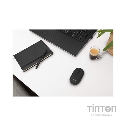 Мишка Trust Puck Wireless/Bluetooth Silent Black (24059)