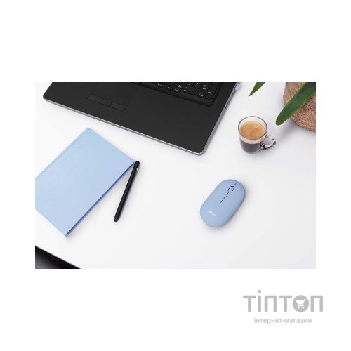 Мишка Trust Puck Wireless/Bluetooth Silent Blue (24126)