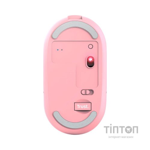 Мишка Trust Puck Wireless/Bluetooth Silent Pink (24125)