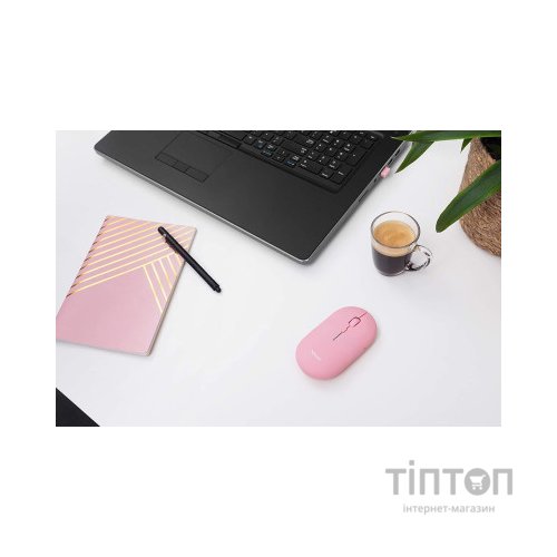 Мишка Trust Puck Wireless/Bluetooth Silent Pink (24125)