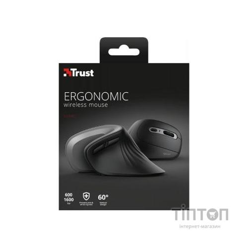 Мишка Trust Verro Ergonomic Wireless Black (23507)