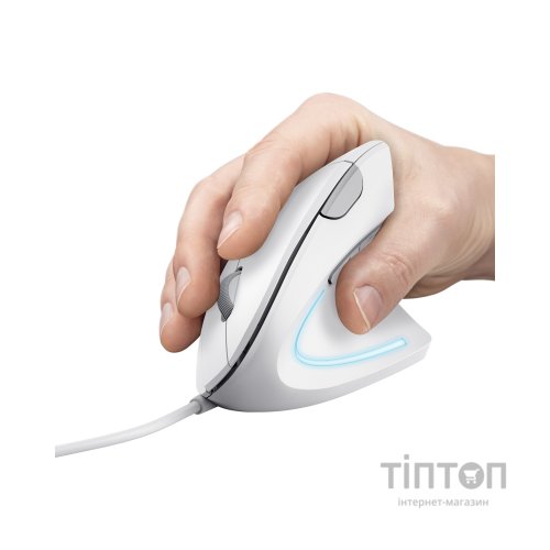 Мишка Trust Verto Ergonomic USB White (25133)