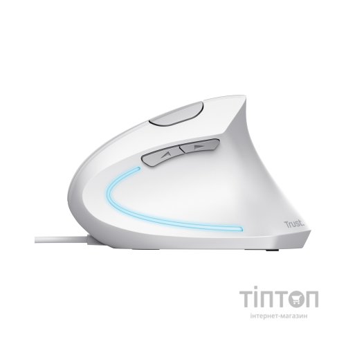 Мишка Trust Verto Ergonomic USB White (25133)