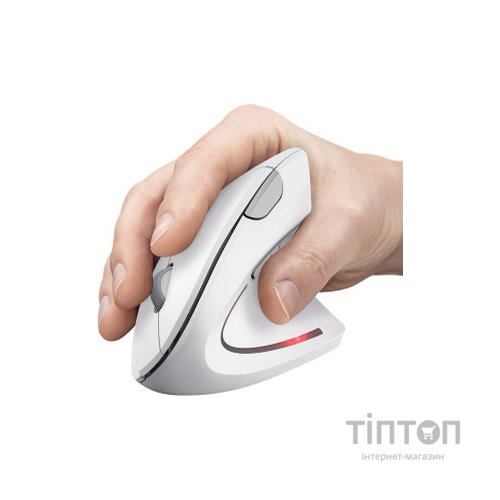 Мишка Trust Verto Ergonomic Wireless White (25132)