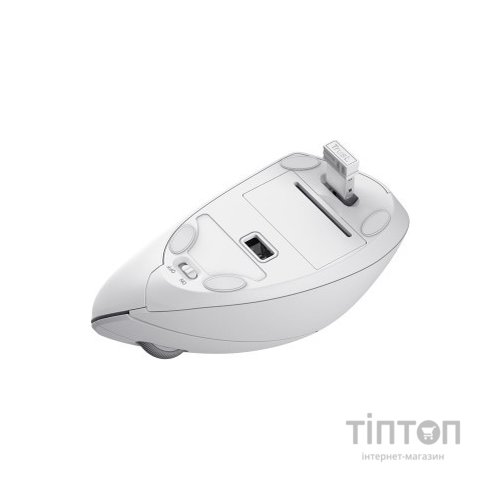 Мишка Trust Verto Ergonomic Wireless White (25132)