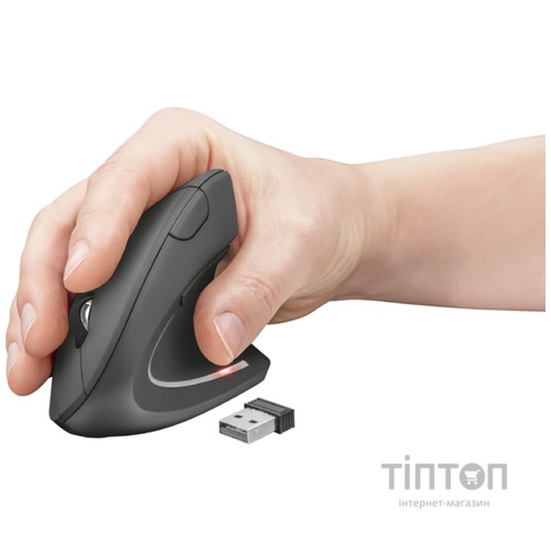 Мишка Trust Verto Wireless Ergonomic Black (22879)