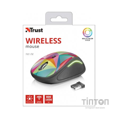 Мишка Trust Yvi FX geometrics (22337)