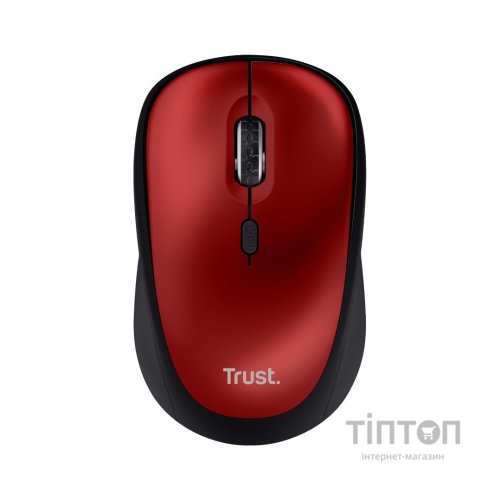 Мишка Trust Yvi+ Silent Eco Wireless Red (24550)
