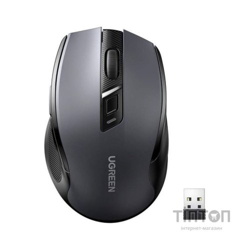 Мишка Ugreen Ergonomic Wireless Grey (90855)
