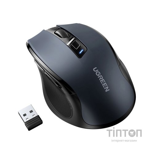 Мишка Ugreen Ergonomic Wireless Grey (90855)