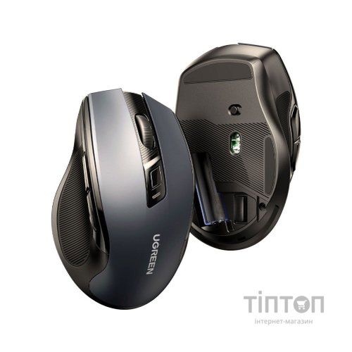 Мишка Ugreen Ergonomic Wireless Grey (90855)