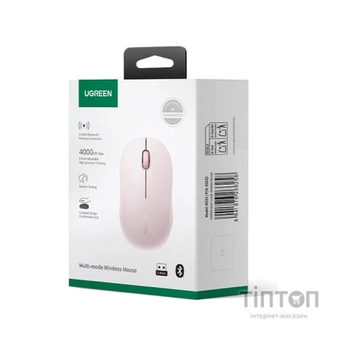 Мишка Ugreen M331 Wireless/Bluetooth Gray (65627)