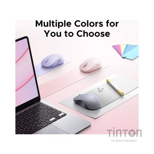 Мишка Ugreen M331 Wireless/Bluetooth Pink (65625)