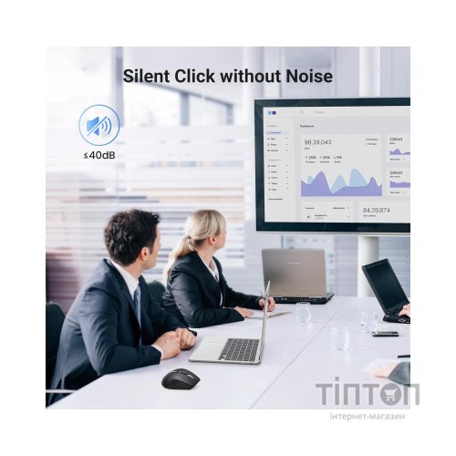 Мишка Ugreen M751 Wireless/Bluetooth Black (45792)