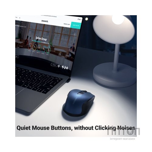 Мишка Ugreen MU006 Ergonomic Wireless Blue (15064)