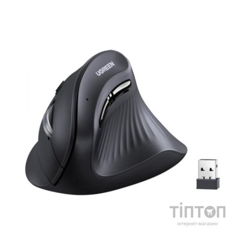 Мишка Ugreen MU008 Vertical Wireless Black (25444)