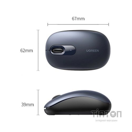 Мишка Ugreen MU105 Wireless Deep Blue (90550)
