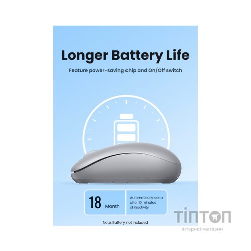 Мишка Ugreen MU105 Wireless Gray (90669)