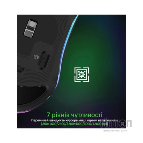 Мишка Vertux Phoenix USB Black (phoenix.black)