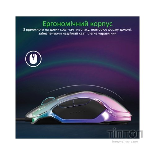 Мишка Vertux Phoenix USB Black (phoenix.black)