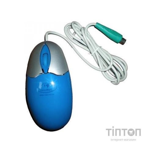 Мишка ViewNet MOU-886 синя, PS/2