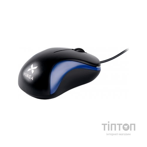 Мишка Vinga MS-882 синя, USB
