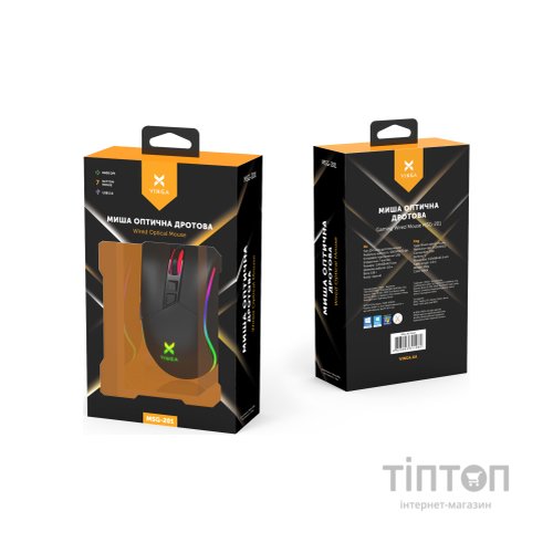 Мишка Vinga MSG-201 Black