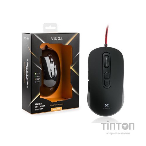 Мишка Vinga MSG-868 Silent black