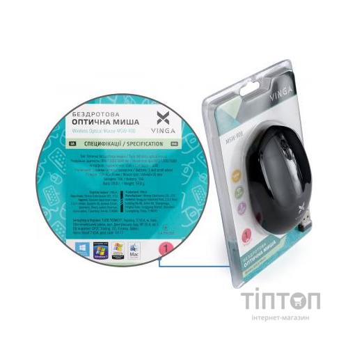 Мишка Vinga MSW-908 Silent Click black