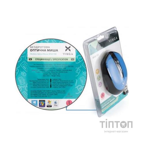 Мишка Vinga MSW-908 Silent Click blue