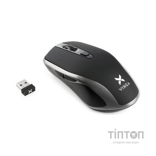 Мишка Vinga MSW-909 Silent black-grey