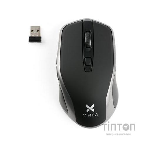 Мишка Vinga MSW-909 Silent black-grey