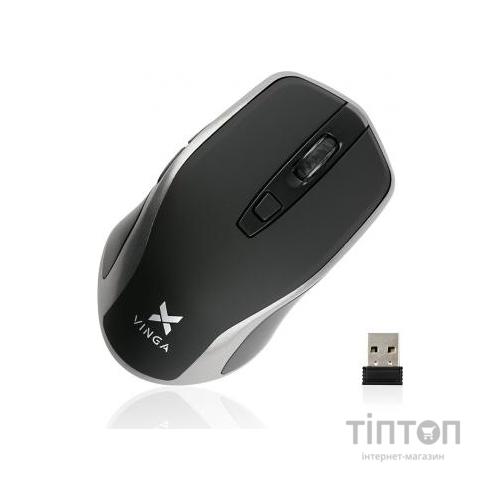 Мишка Vinga MSW-909 Silent black-grey