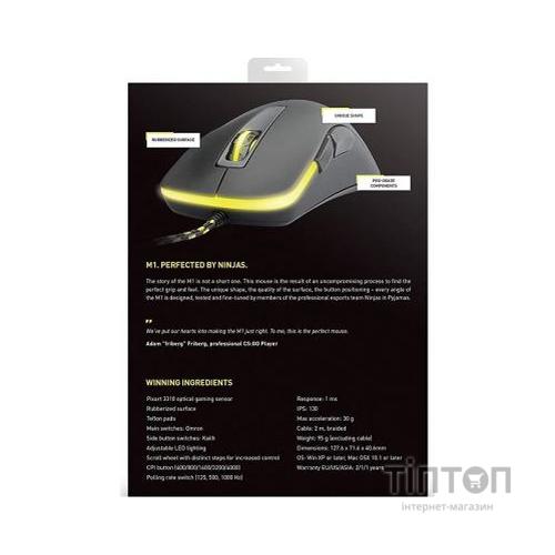 Мишка Xtrfy M1 NIP edition Black (XG-M1-NIP)