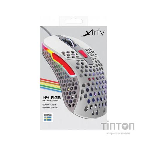 Мишка Xtrfy M4 RGB Retro Grey (XG-M4-RGB-RETRO)