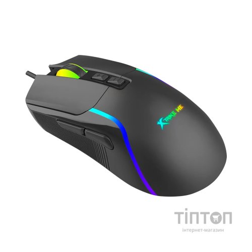 Мишка Xtrike ME GM-313 USB RGB Black (GM-313)