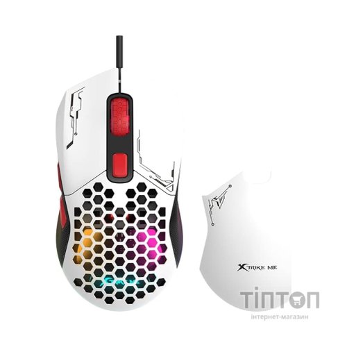 Мишка Xtrike ME GM-316W USB RGB White (GM-316W)