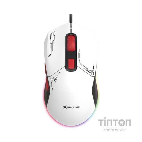 Мишка Xtrike ME GM-316W USB RGB White (GM-316W)