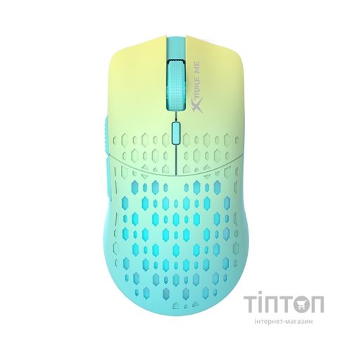 Мишка Xtrike ME GW-121 Bluetooth RGB Blue/Yellow (GW-121GN)