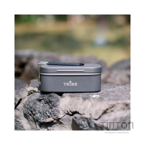 Миска туристична Tribe Lunch Box Alu T-FG-0016-grey, , шт (T-FG-0016-grey)