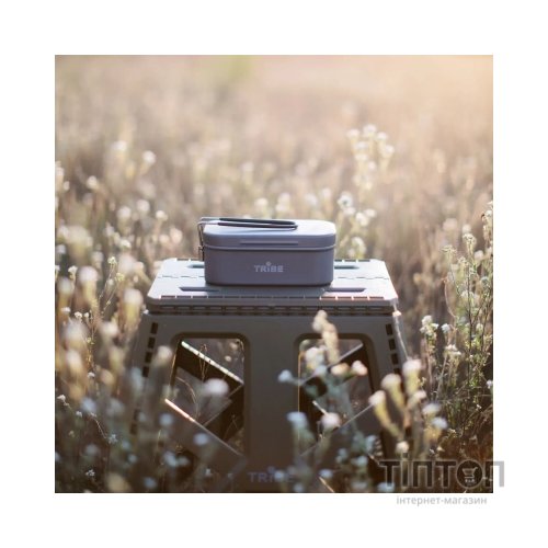 Миска туристична Tribe Lunch Box Alu T-FG-0016-grey, , шт (T-FG-0016-grey)