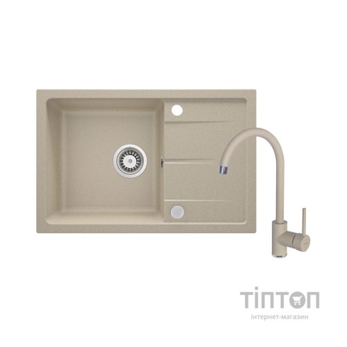 Мийка кухонна Deante Leda + зміш. BEN_762M (ZRDA7113)