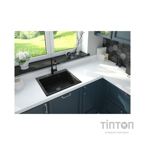 Мийка кухонна Deante Мийка кухонна Deante Andante, граніт, прямокутник, без крила (ZQN_2103)