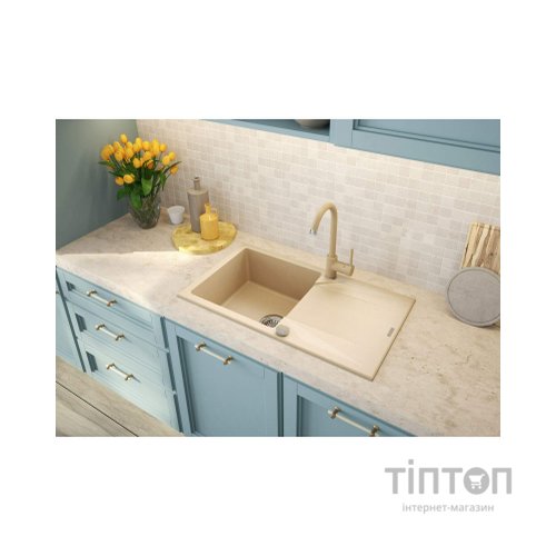 Мийка кухонна Deante Мийка кухонна Deante Evora, граніт, прямокутник, з крилом, 7 (ZQJ_7113)