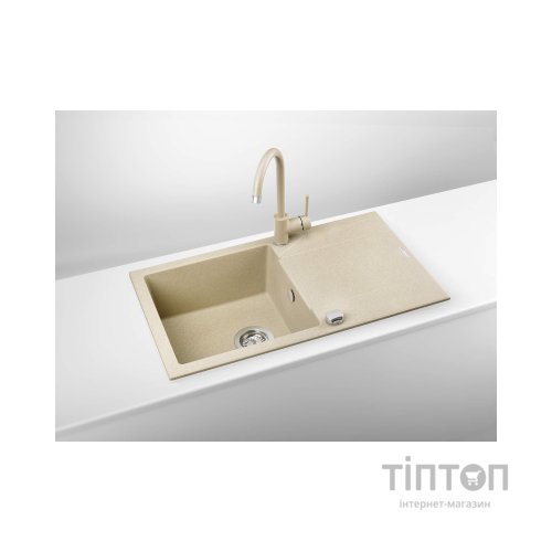 Мийка кухонна Deante Мийка кухонна Deante Evora, граніт, прямокутник, з крилом, 7 (ZQJ_7113)