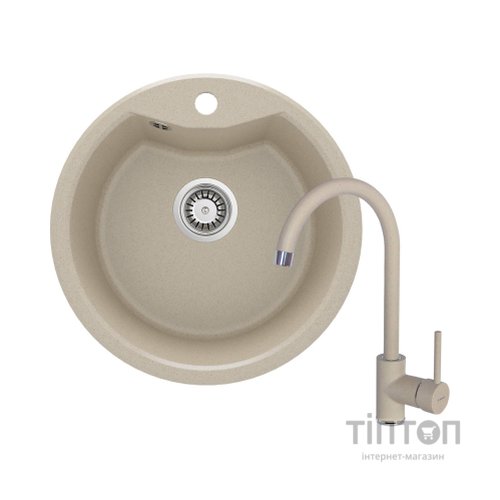 Мийка кухонна Deante Solis + зміш. BEN_762M (ZRSB7803)