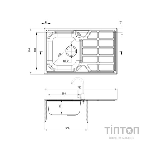 Мийка кухонна Deante Soul (ZEO 0113)