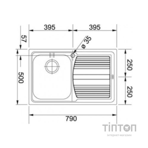 Мийка кухонна Franke 101.0381.806
