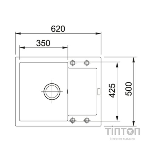 Мийка кухонна Franke 114.0565.115
